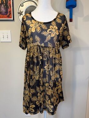 Vintage Sheer Babydoll Dress